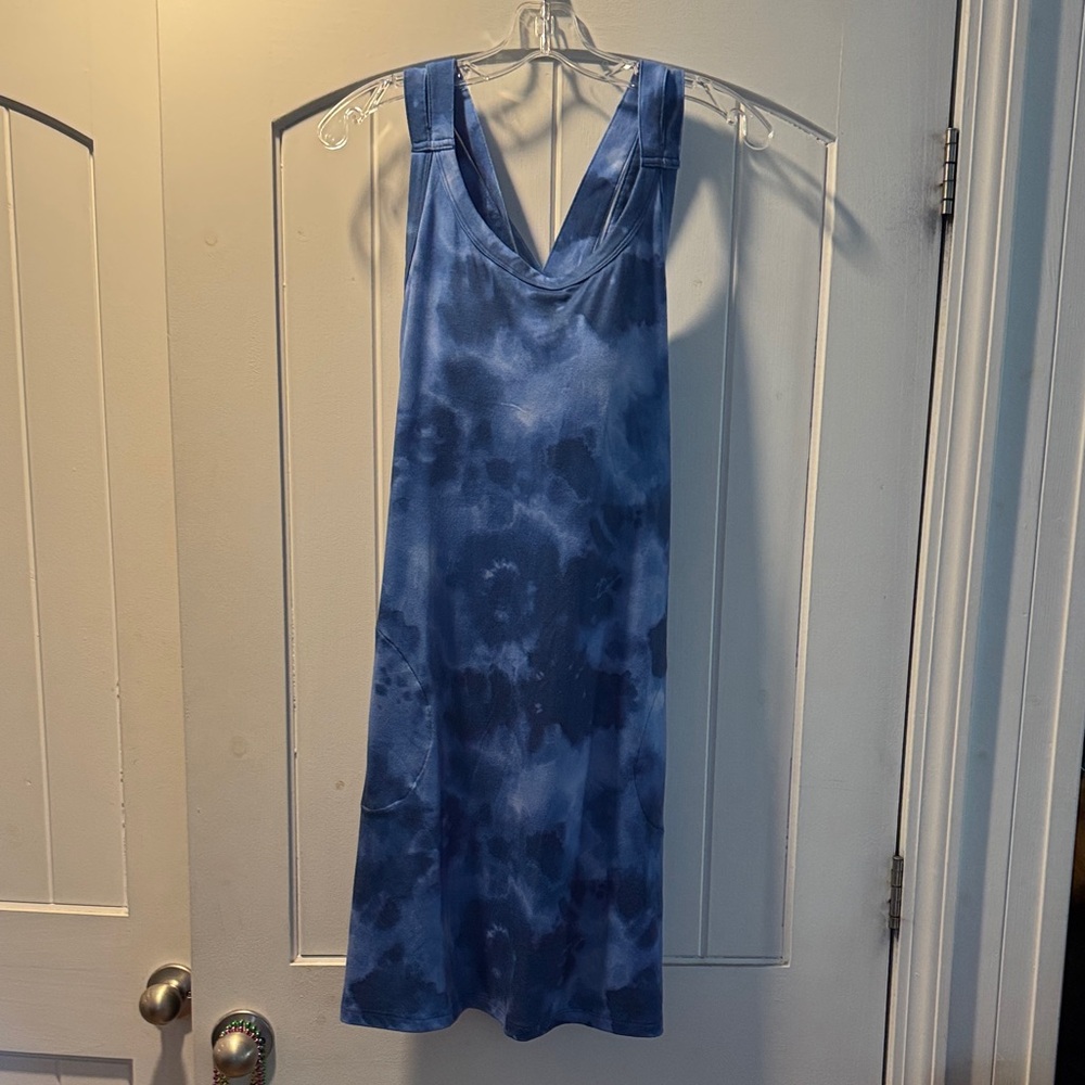 ZeroXposur Blue Tie-Dye Dress